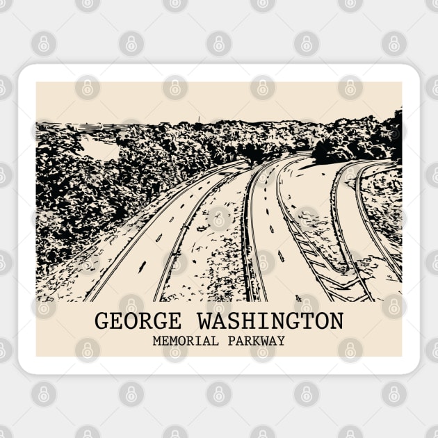 George Washington Memorial Parkway Magnet by Lakeric